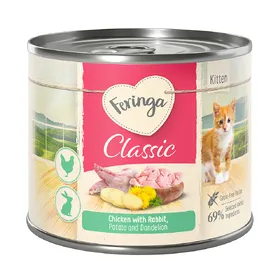 Comparer les prix de Kitten poulet, lapin Feringa - Nourriture pour Chat