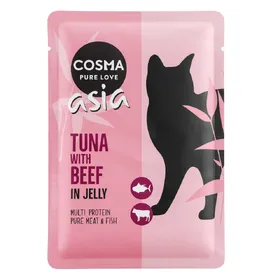 Comparer les prix de Cosma Thai/Asia en gelée 6 x 100 g  - thon, bœuf
