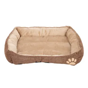 Comparer les prix de Panier rectangulaire Basic L 54 x l 48 x H 11 cm - pour chien