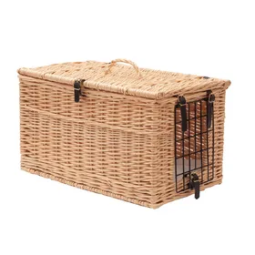 Comparer les prix de Panier de transport Aumüller pour chat et petit chien - l 30 x P 53 x H 39 cm