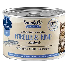 Comparer les prix de Sannabelle All Meat 6 x 195 g - Truite & bœuf
