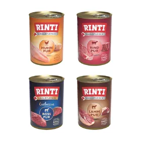 Comparer les prix de Rinti Sensible Pur 1 x 400 g pour chien - pur cheval