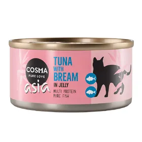 Meilleurs prix pour Cosma Asia en gelée 6 x 170 g pour chat - thon, daurade