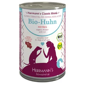Meilleurs prix pour Lot mixte Herrmann's Menu 400 g pour chien - pack gourmand bio 12 variétés, 24 x 400 g