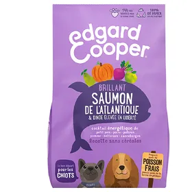 Comparer les prix de Edgard & Cooper Puppy saumon, dinde sans céréales - Croquettes pour chien