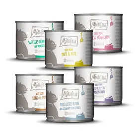 Meilleurs prix pour 200g Mixpack MjAMjAM Mix 2 (6 sortes) nourriture pour chat humide