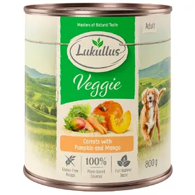 Comparer les prix de Lot Lukullus 12 x 800 g pour chien - Veggie