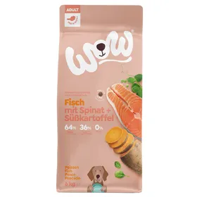 Comparer les prix de WOW Adulte poisson aux épinards 6 kg