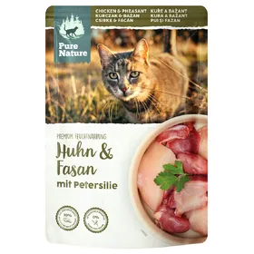 Comparer les prix de Pure Nature 12 x 85 g pour chat - poulet, faisan