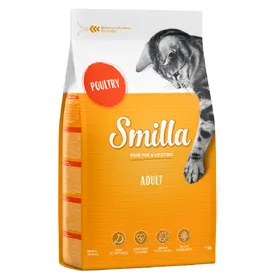 Comparer les prix de Smilla Adult volaille pour chat - 1 kg