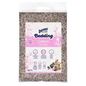Meilleurs prix pour Litière naturelle de coton Bunny Bedding pour lapin nain et rongeur - 2 x 40 L