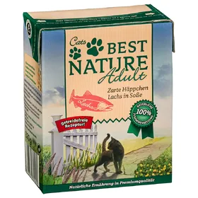 Meilleurs prix pour Lot Best Nature Adult 16 x 370 g - saumon en sauce