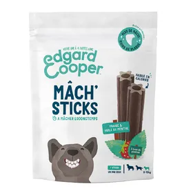 Meilleurs prix pour Bâtonnets Edgard & Cooper Mâch' Sticks menthe, fraise pour chien - pour les petits chiens (jusqu'à 10 kg, 7 sticks)
