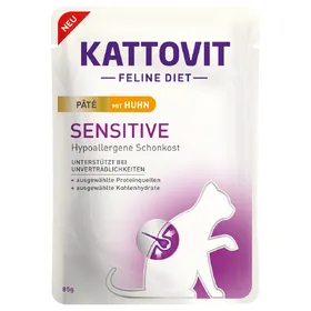 Comparer les prix de Lot Kattovit Sensitive Paté 30 x 85 g - poulet