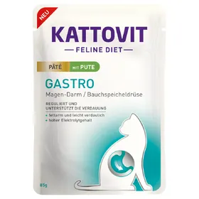 Comparer les prix de Lot Kattovit Gastro Paté 30 x 85 g - dinde