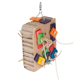 Meilleurs prix pour TIAKI Jouet pour oiseaux Shreddy Carton 15x8x23cm