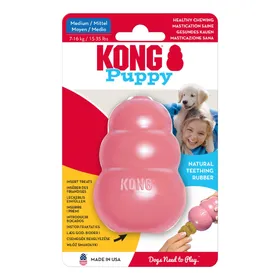 Meilleurs prix pour Jouet KONG Puppy pour petit chien et chiot - 1 KONG Puppy rose - taille M