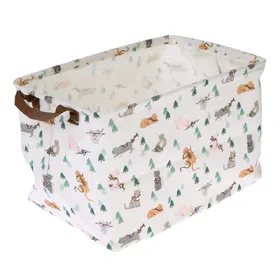 Comparer les prix de Panier de rangement de jouets TIAKI «Funny Winter Cats» 38 x 26 x 22 cm, pour chats