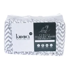 Comparer les prix de kooa Couches avec charbon actif Taille : L pour chiennes