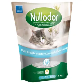 Comparer les prix de Litière Nullodor Sensitive pour chat - 2 x 1,5 kg