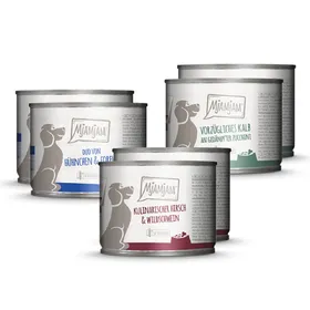 Meilleurs prix pour MjAMjAM Adult 6 x 200 g pour chien - lot mixte I (3 variétés)