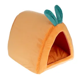 Comparer les prix de TIAKI Carotte Caverne pour lapins env. 36x32x30cm Petit animal