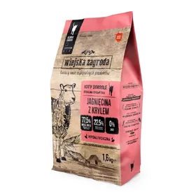 Meilleurs prix pour Wiejska Zagroda agneau, krill pour chat - 2 x 1,6 kg