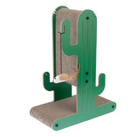 Meilleurs prix pour TIAKI Nature jouet à gratter cactus 44x21,8x58cm pour chat
