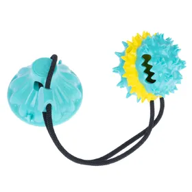Meilleurs prix pour TIAKI Balle à picots avec ventouse 35cm Jouet pour chien