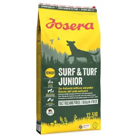 Meilleurs prix pour Josera Surf & Turf Junior saumon, agneau pour chien - 12,5 kg