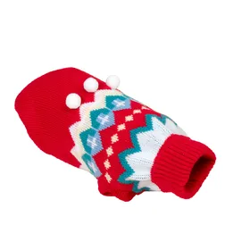 Comparer les prix de TIAKI Pull rouge hivernal M : env. 33,5cm longueur du dos chien