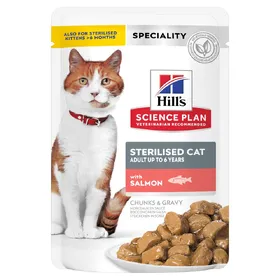 Meilleurs prix pour Saumon Young Adult Sterilised Cat Hill's Science Plan - Nourriture pour Chat