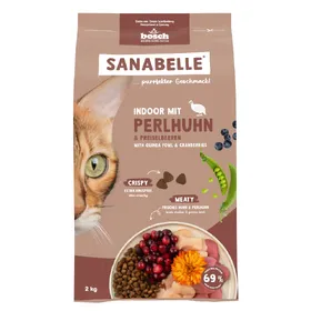 Comparer les prix de 2 kg Indoor pintade Sanabelle croquettes pour chat