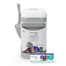 Comparer les prix de LitterLocker by Litter Genie® Platinum Seau à litière pour chat LitterLocker® Platinum, blanc (y compris une cassette)