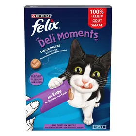 Meilleurs prix pour 4x10g Felix Deli Moments friandise canard pour chats
