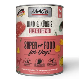 Meilleurs prix pour MAC's Adult 6 x 800 g pour chien - bœuf, potiron