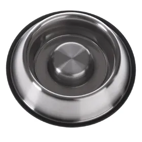 Comparer les prix de Gamelle anti-glouton en inox pour chien - lot de 2 - 1,3 L, 29 cm
