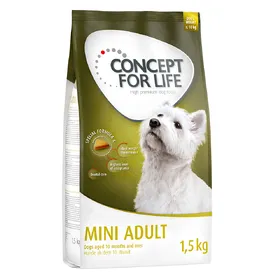 Meilleurs prix pour Mini Adult Concept for Life - Croquettes pour Chien