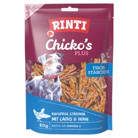 Comparer les prix de Extra Chicko Plus Bâtonnets de poisson RINTI - Friandises pour Chien