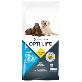 Comparer les prix de Opti Life Adult Sterilised Light Medium & Maxi - Croquettes pour chien