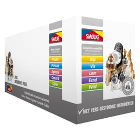 Comparer les prix de Double pack : Fresh Steamed Mix Box - Smølke Nourriture pour chien