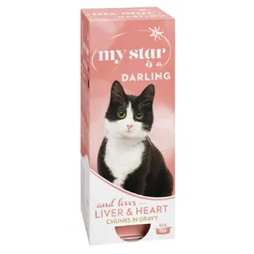 Meilleurs prix pour Foie cœur My Star is a Darling - Sachets et Boîtes pour Chat
