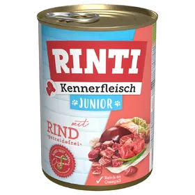 Comparer les prix de RINTI Junior bœuf - Pâtée pour chien