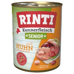 Meilleurs prix pour 6x800g RINTI Senior poulet - Pâtée pour chien