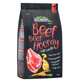 Meilleurs prix pour Greenwoods bœuf, lentilles, pommes de terre, carottes - 1,5 kg