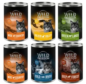 Meilleurs prix pour Lot mixte I Adult Wild Freedom boîtes pour chat : -10 € !