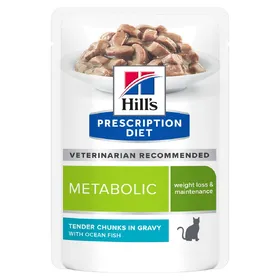 Comparer les prix de Hill's Feline Metabolic Weight Management Sachet 85Gr 48X85 Gr