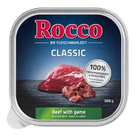 Comparer les prix de Rocco Classic en barquettes 9 x 300 g - bœuf, gibier