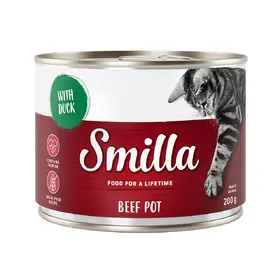 Meilleurs prix pour Smilla bœuf bœuf, canard - Pâtée pour chat