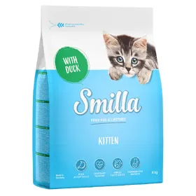 Comparer les prix de Smilla Kitten canard pour chaton - 4 kg